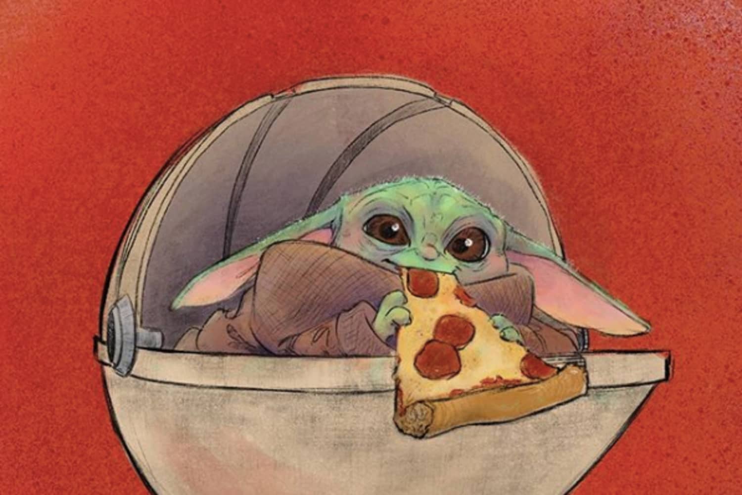 Baby Yoda Disneyland Food Drawings Apartment Therapy Baby yoda eating a chicken nugget. baby yoda disneyland food drawings