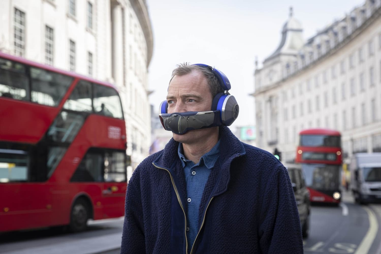 Dyson’s New “Mask Headphones” Look Like Something Out Of A Sci-Fi Movie