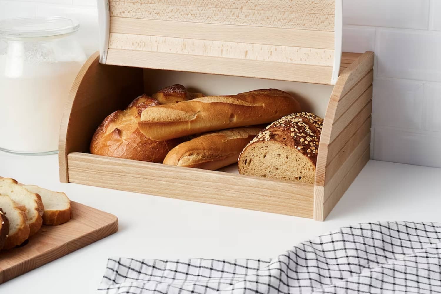 This Ingenious IKEA Bread Box Hack Adds Extra Storage to Any Room in Your House