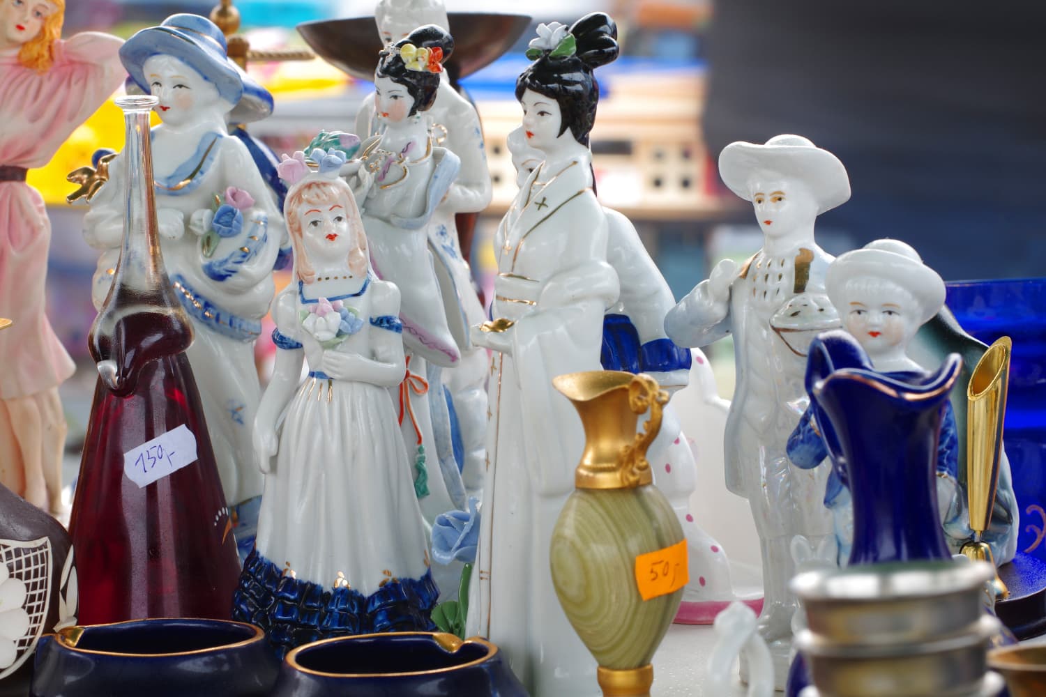 Turn Thrift Store Ceramic Figurines Into Dark Academia Bronze Statues