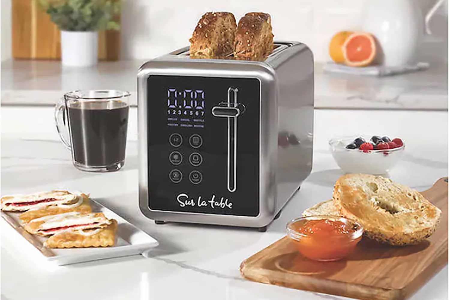 Sur La Table 4-Slice Touchscreen Toaster