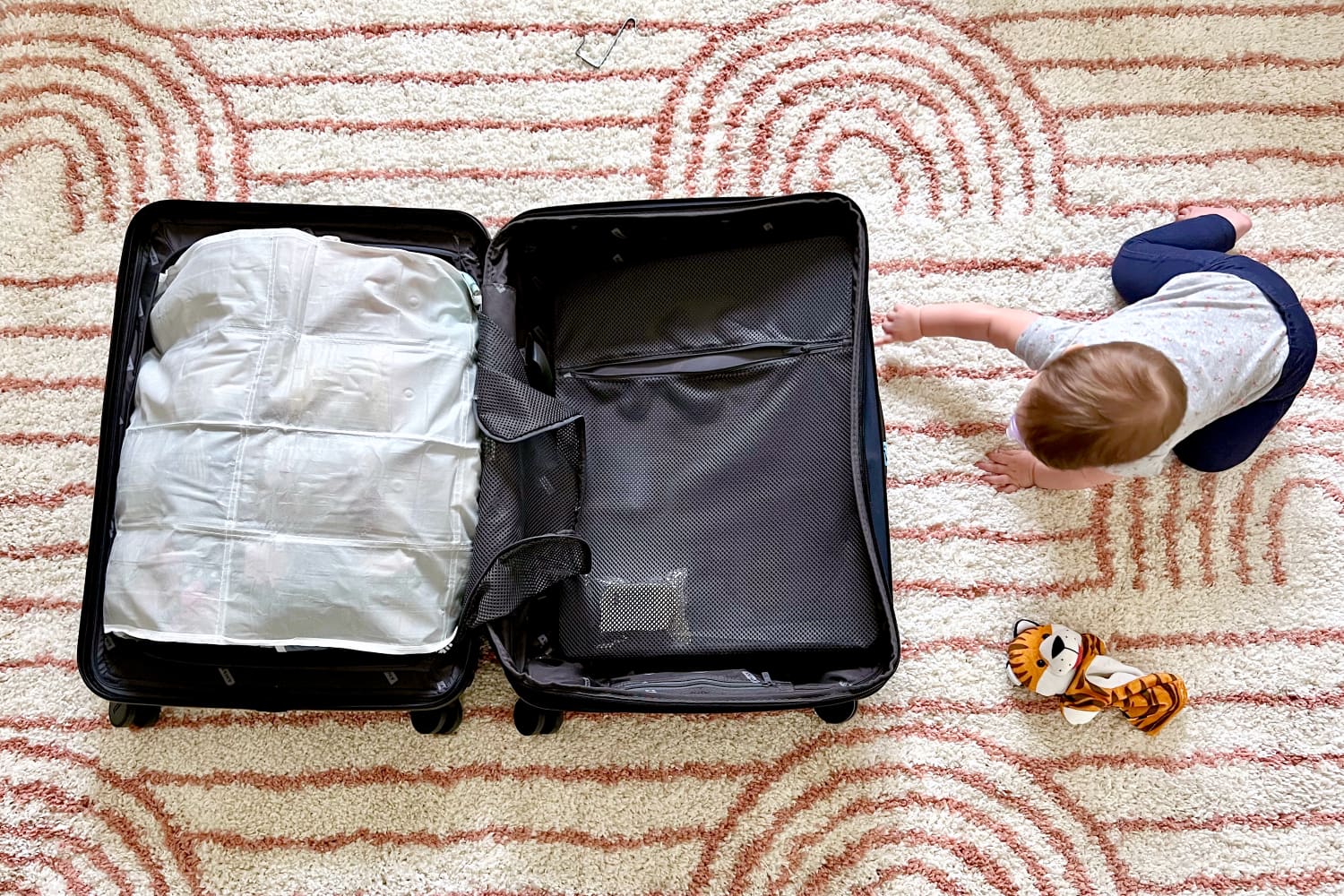 I Tried Packing My Kid Suitcase Using a Shoe Organizer