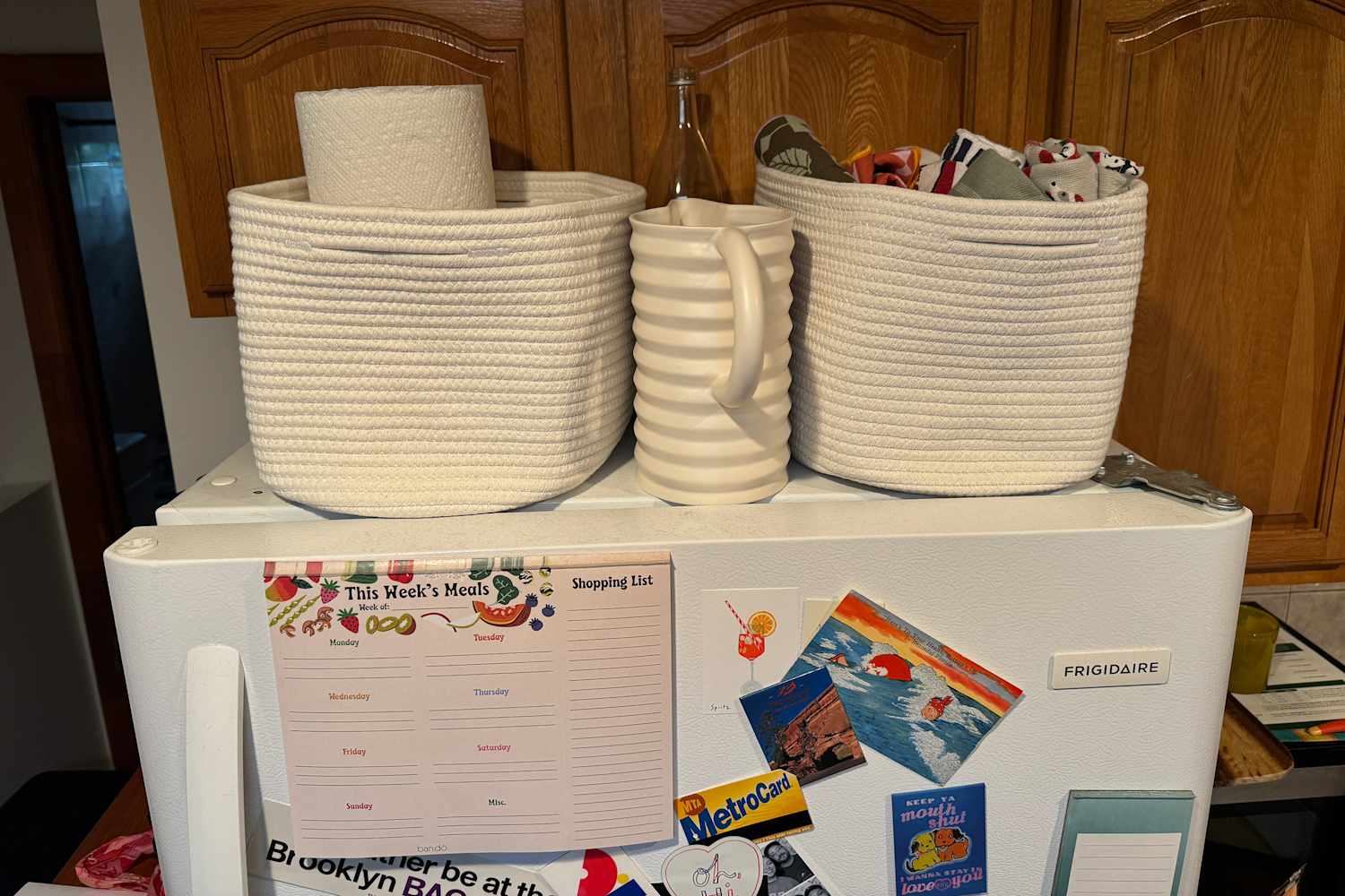 I Keep These $30 Storage Baskets In Every Room of My Small Apartment (I Bought 3 Sets!)