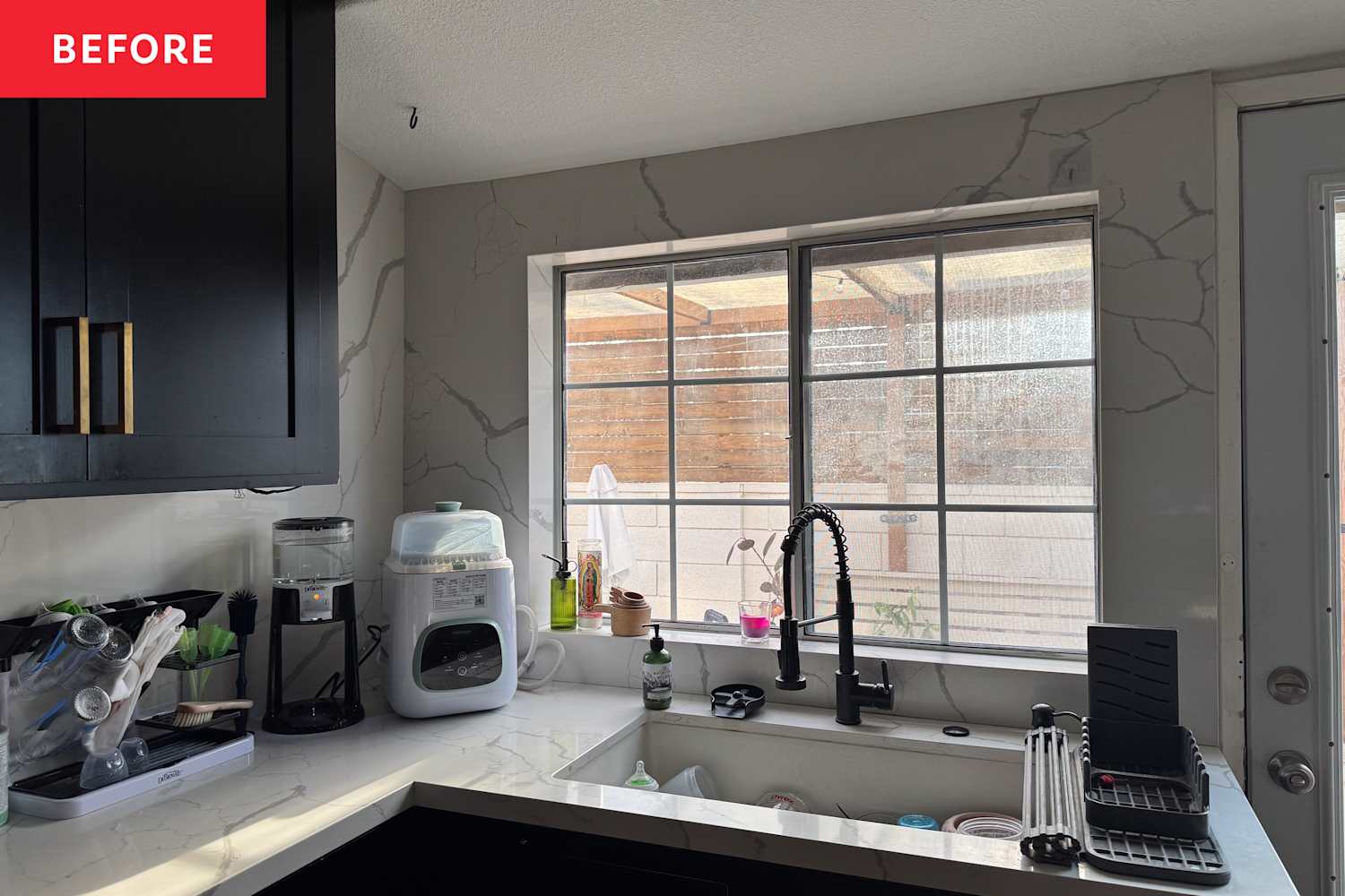 I Put a Curtain Rod on My Ceiling, and It Was the Smartest Storage Hack I've Tried