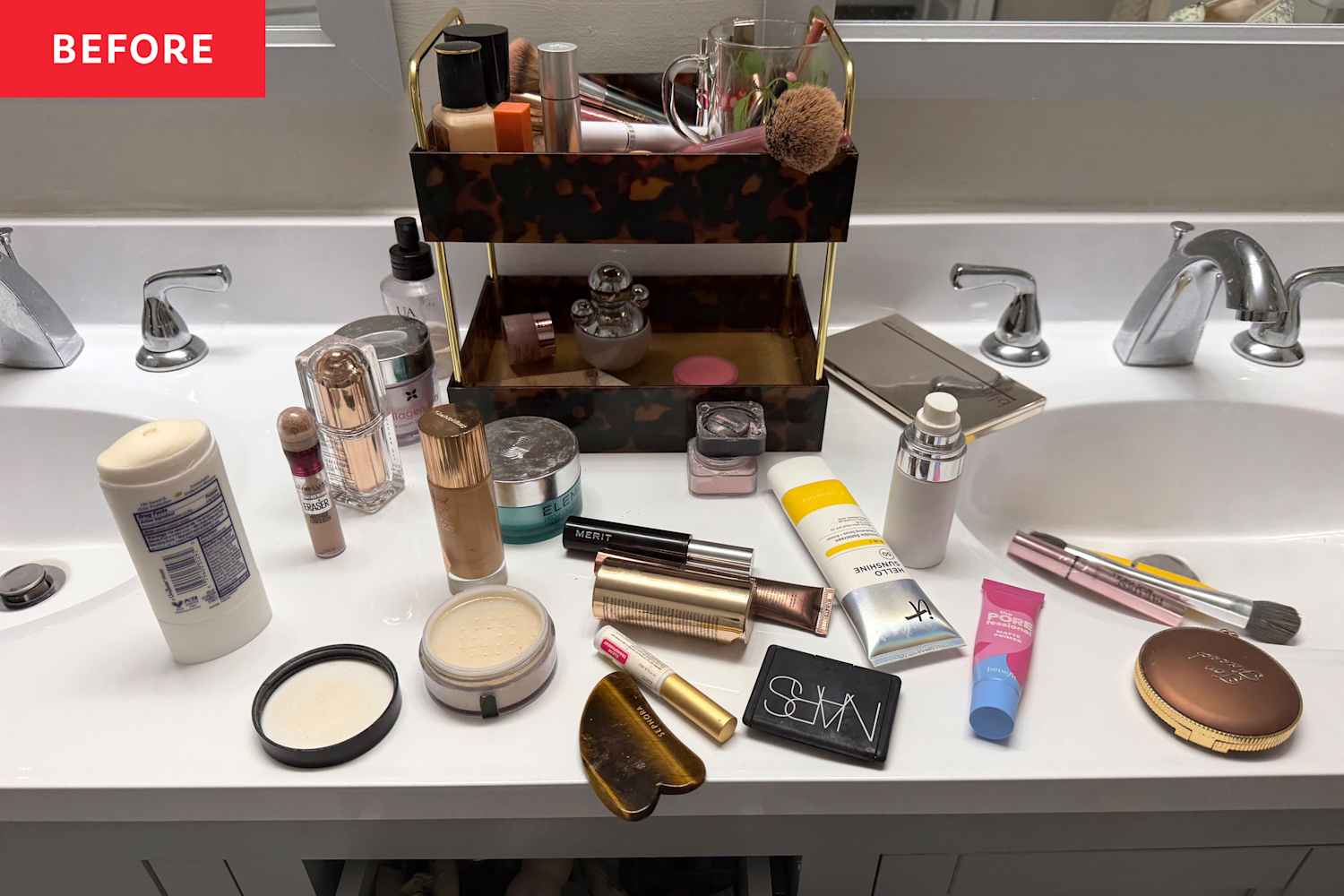 I Transformed My Bathroom Countertop Without Decluttering It, and the Simple Fix Is Brilliant