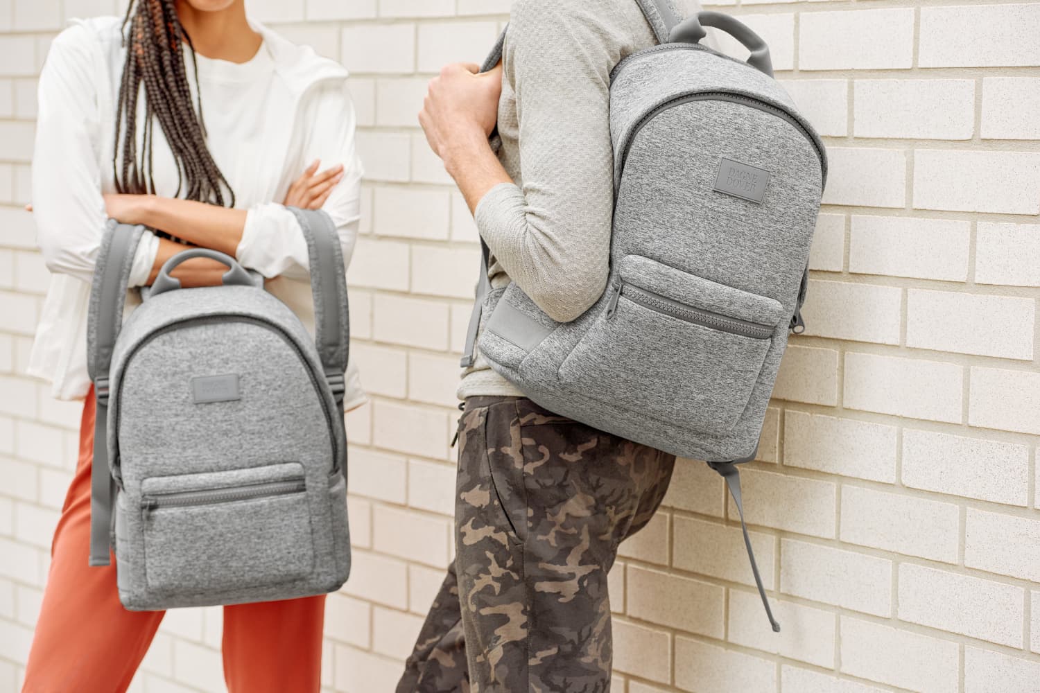 Dagne Dover Small Dakota Backpack in Heather Grey