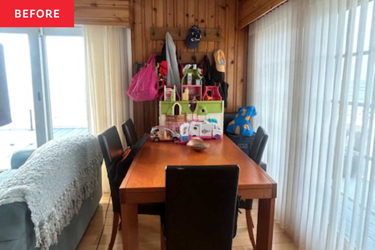 See How a Stager Transforms This Cramped Dining Room into a Multifunctional Space