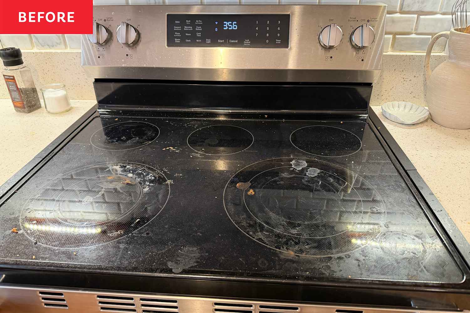 I Tried The Pink Stuff's New Squeezable Cleaning Paste on My Cooktop