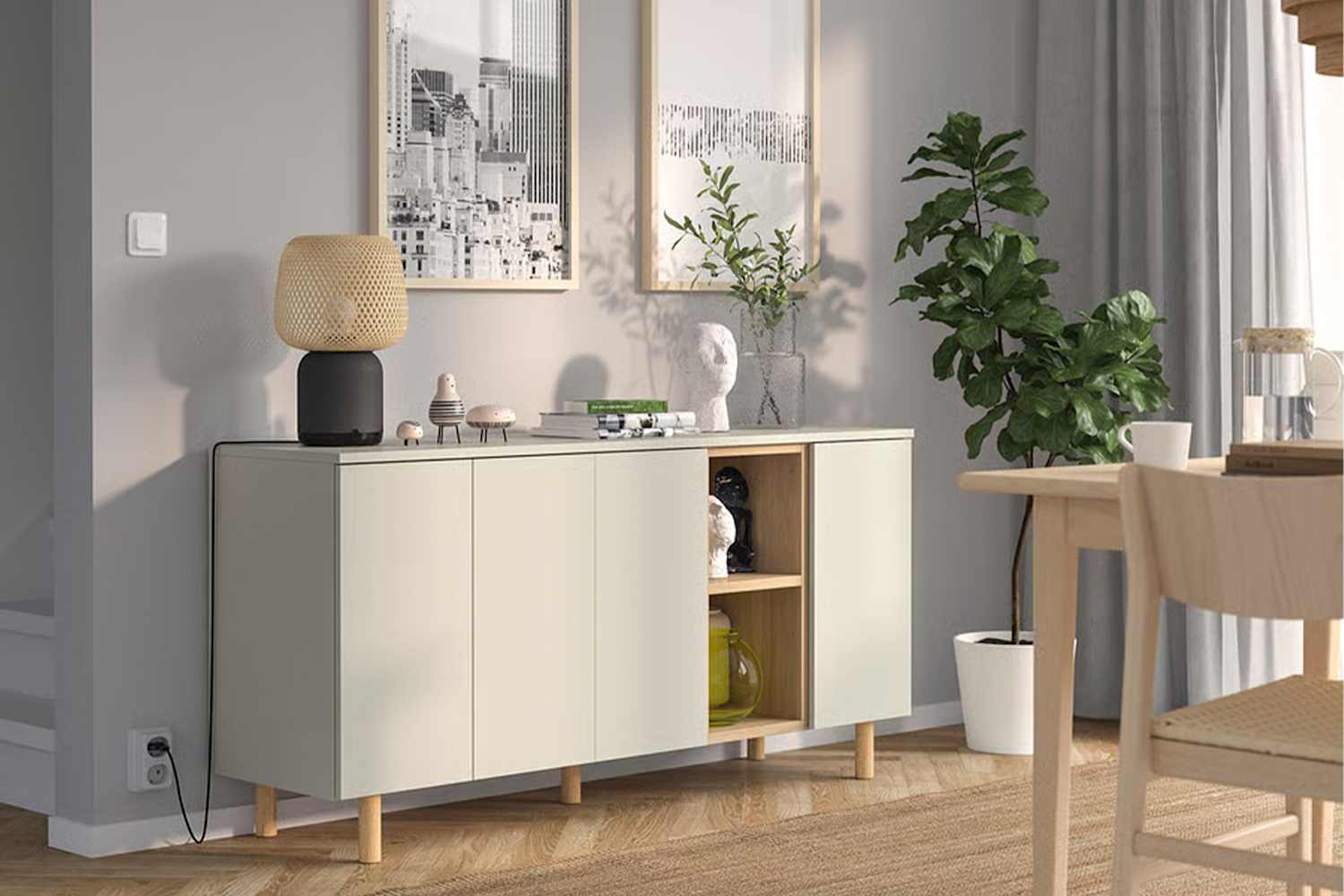 IKEA's Stylish New Sideboard Gave My Small Kitchen Tons More Storage