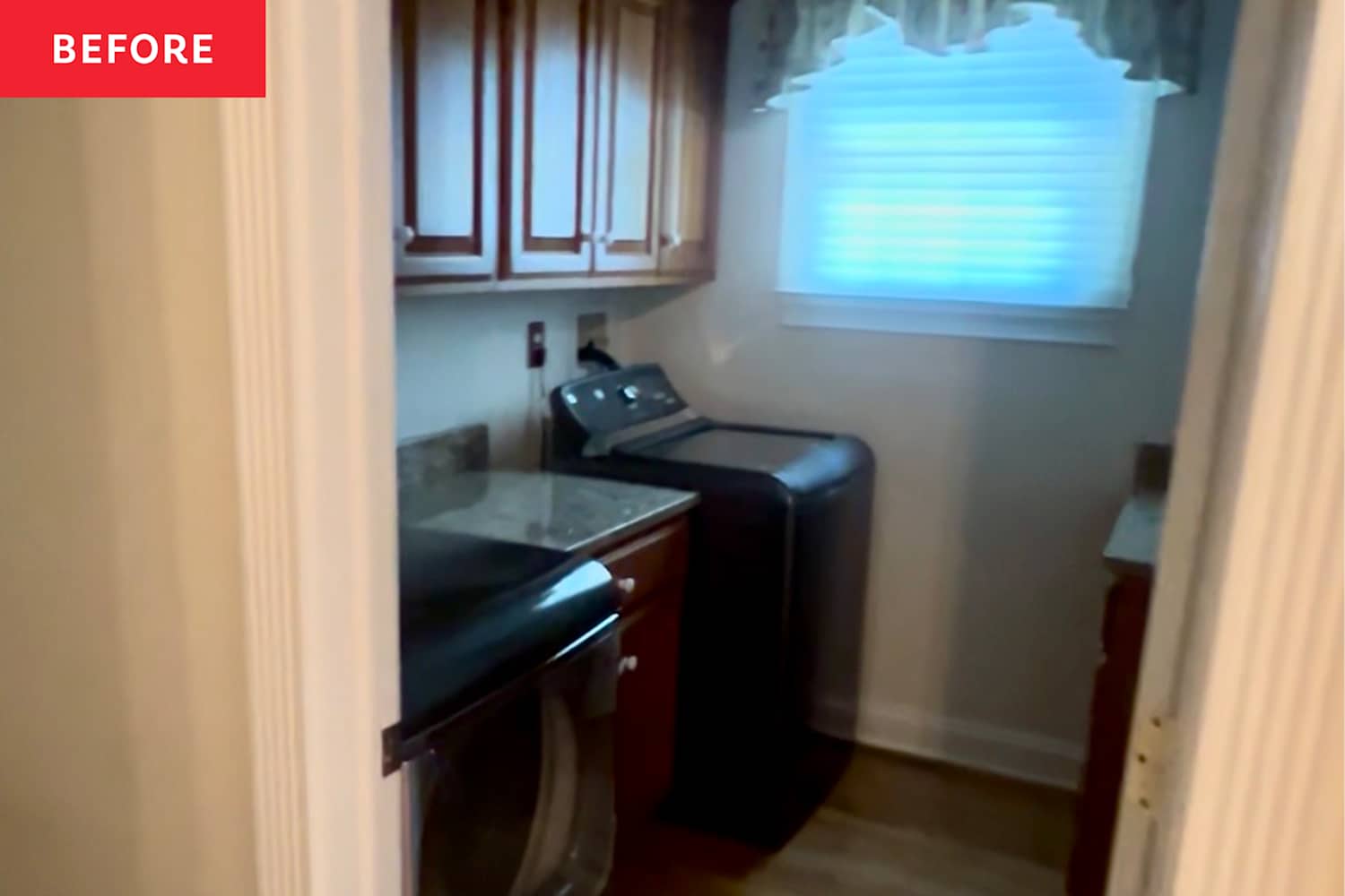 This Designer Transformed a Cramped Laundry Room into a Stylish Coffee Station