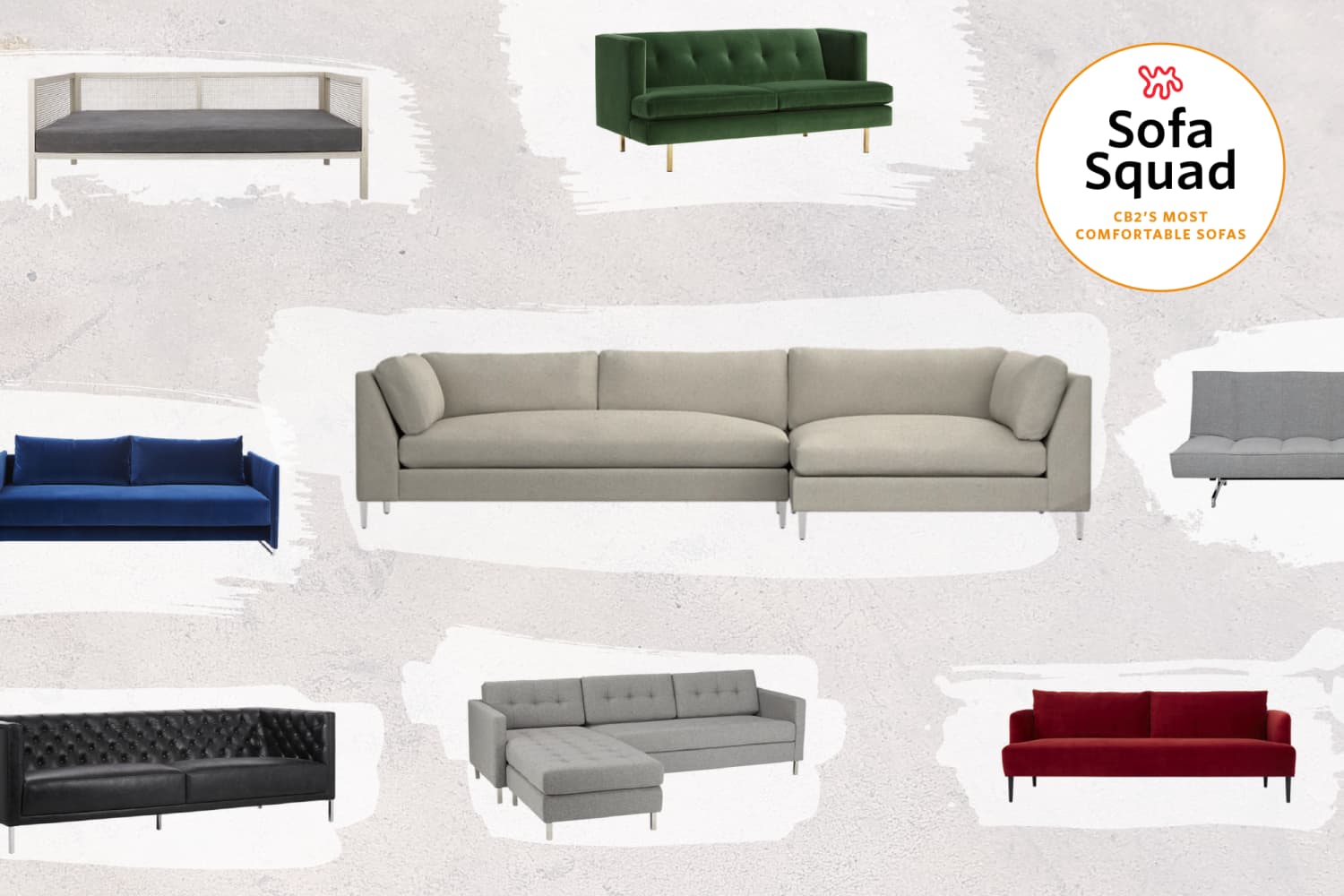 Cb2 small deals couch