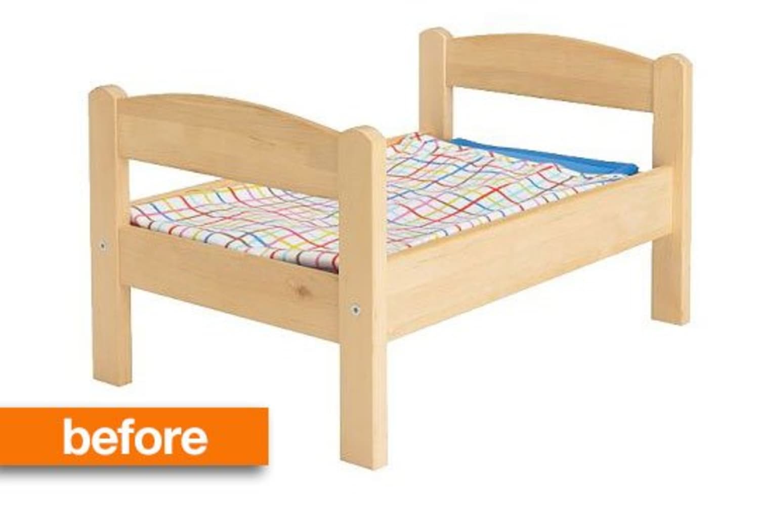Before After IKEA Doll Bed Does Double Triple Duty