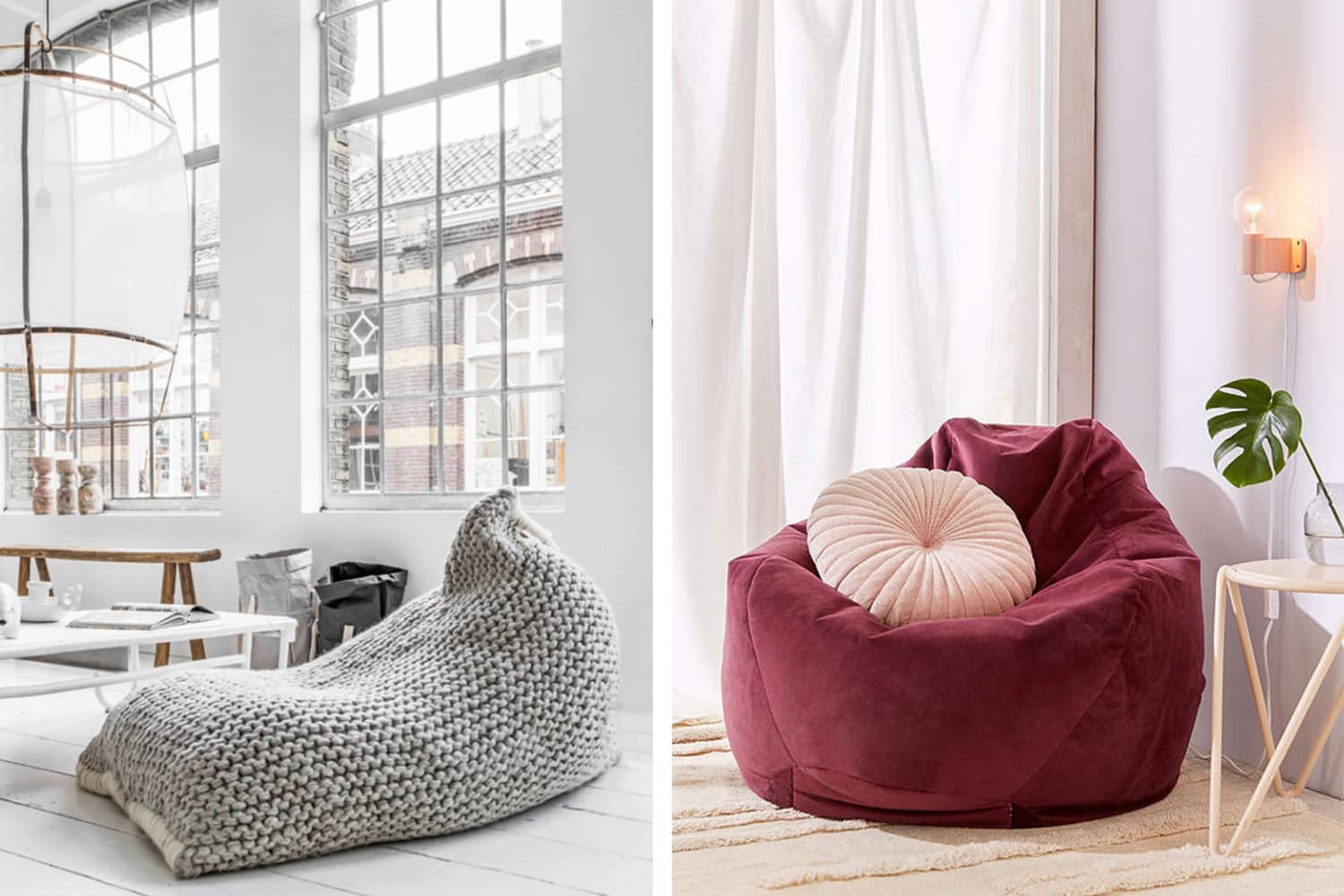 бескаркасное кресло cocoon chair