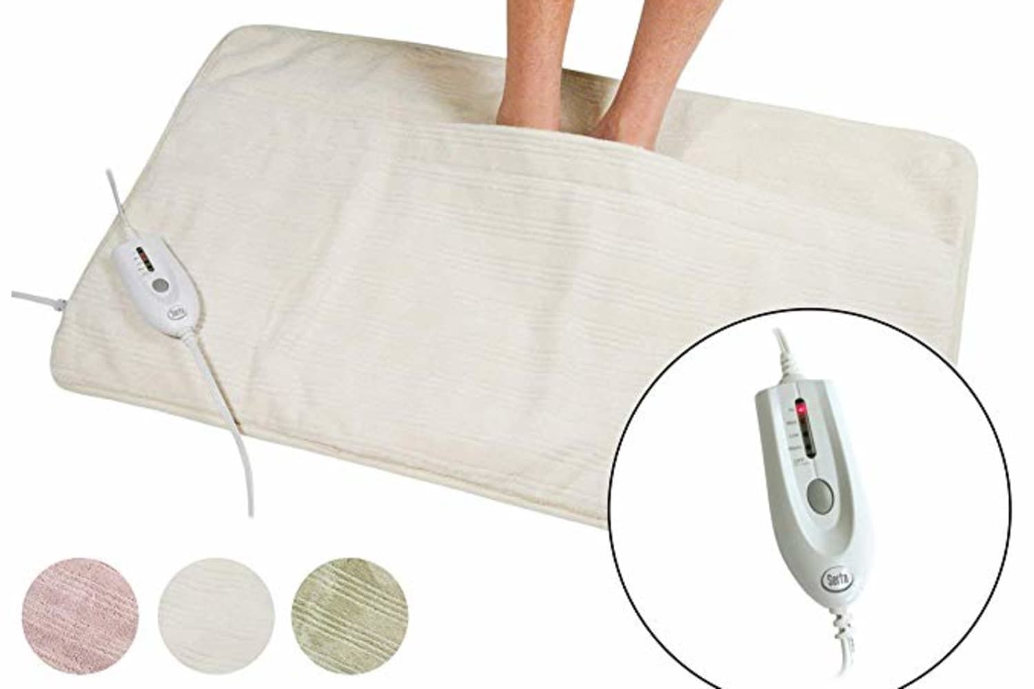 Electric blanket for outlet feet