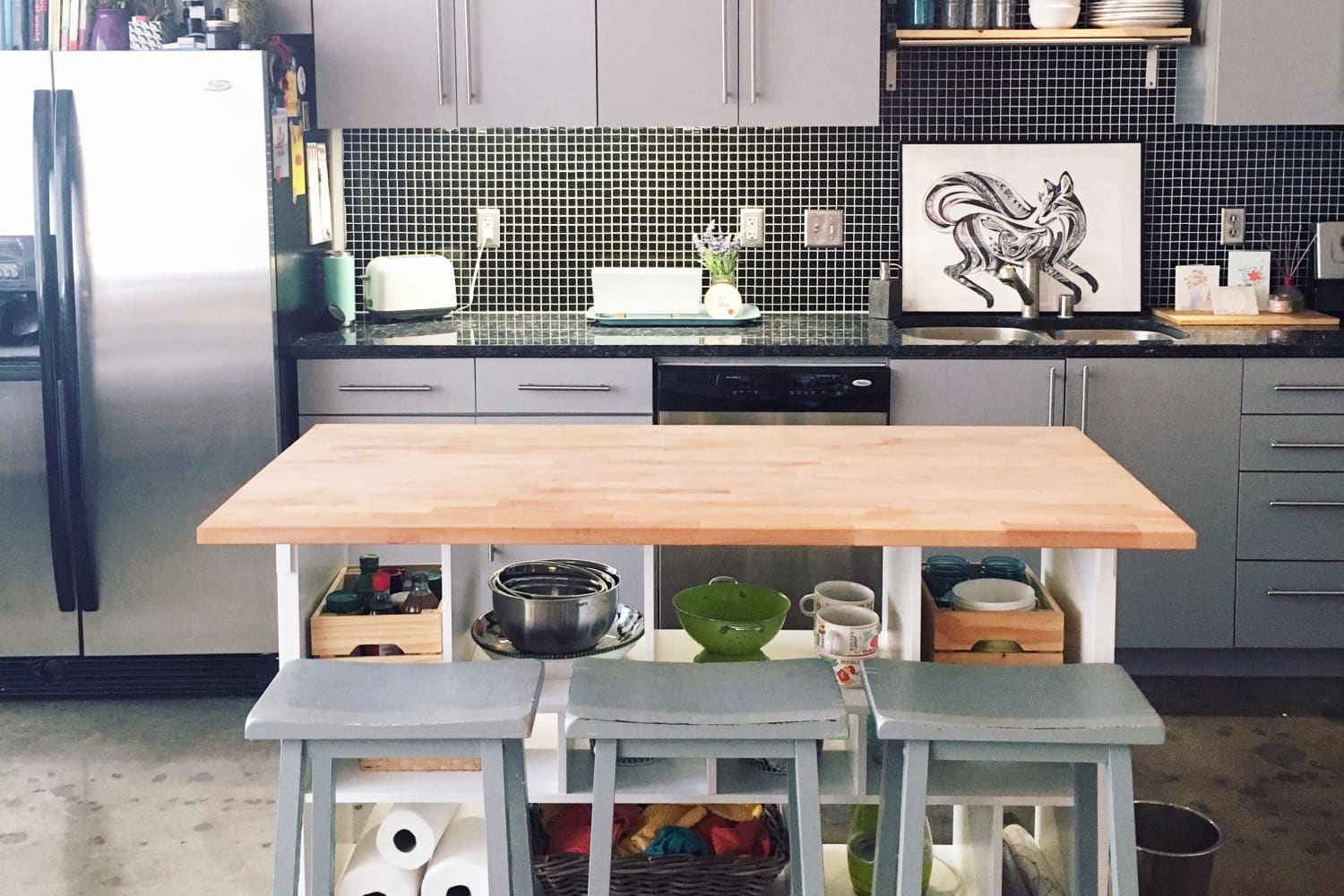 Kitchen island sale table ikea
