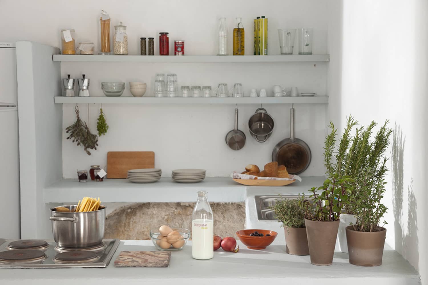 Greek Interior Design Kitchen
