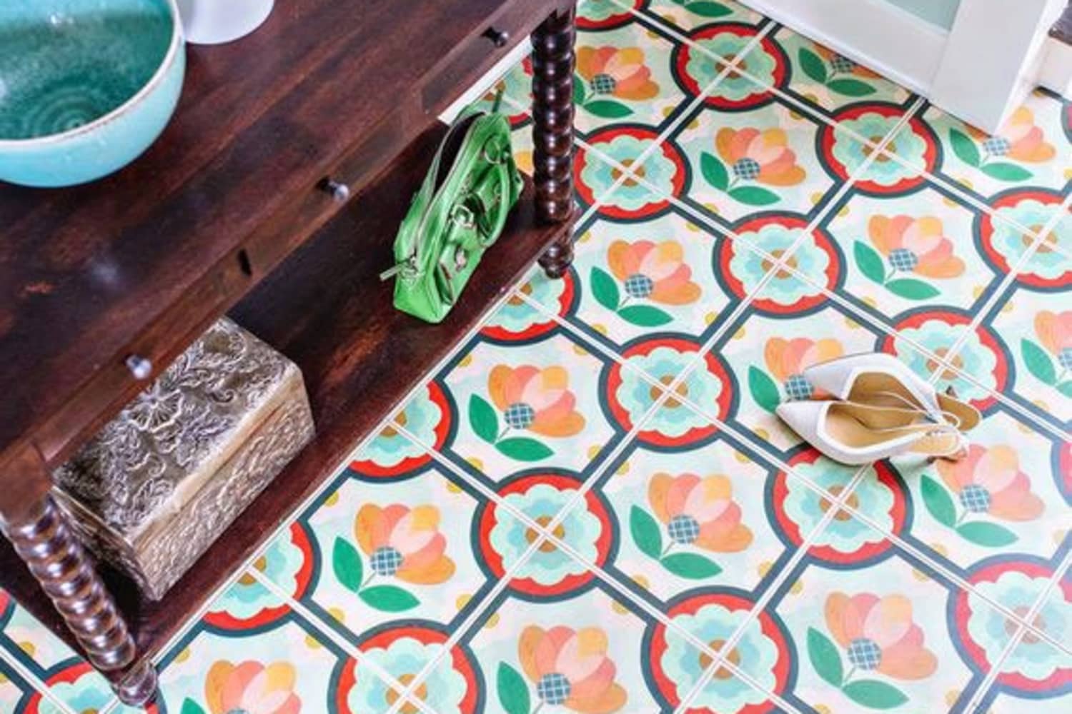 Take Another Look Vinyl Linoleum Tiles Can Actually Look Good