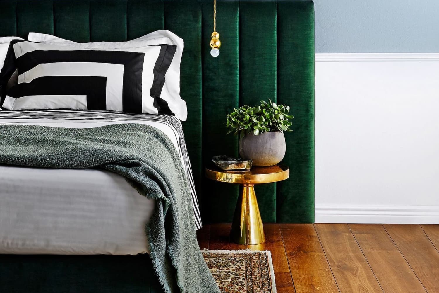 Forest green discount headboard