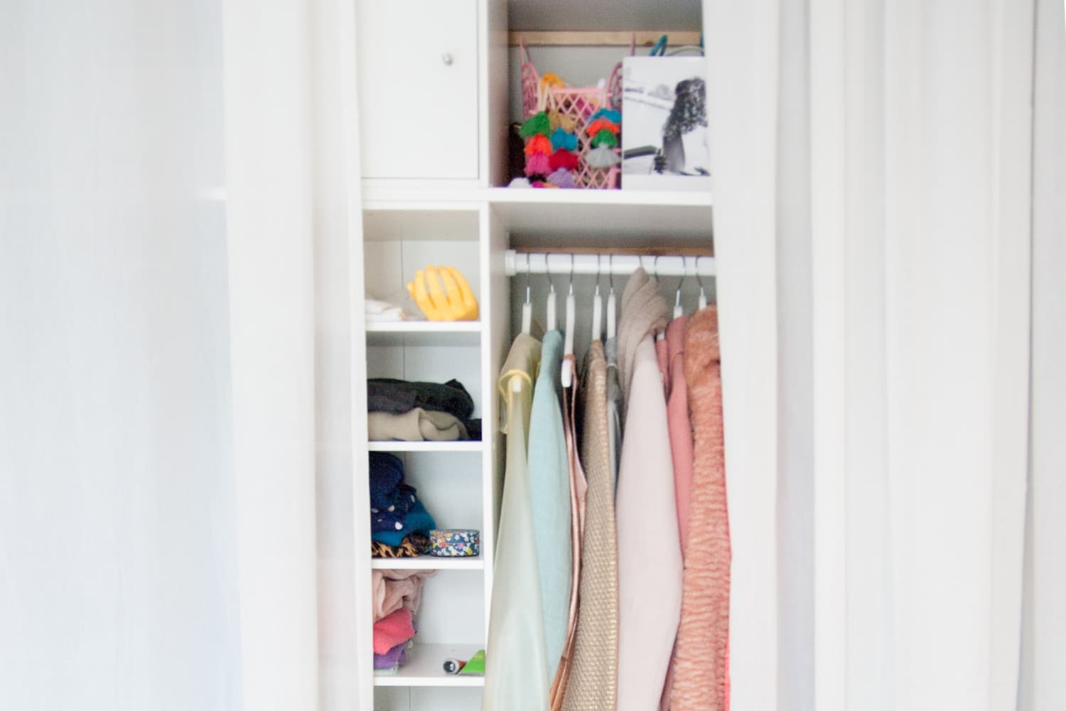 7 Ways to Store More in Really Small Closets | Apartment Therapy