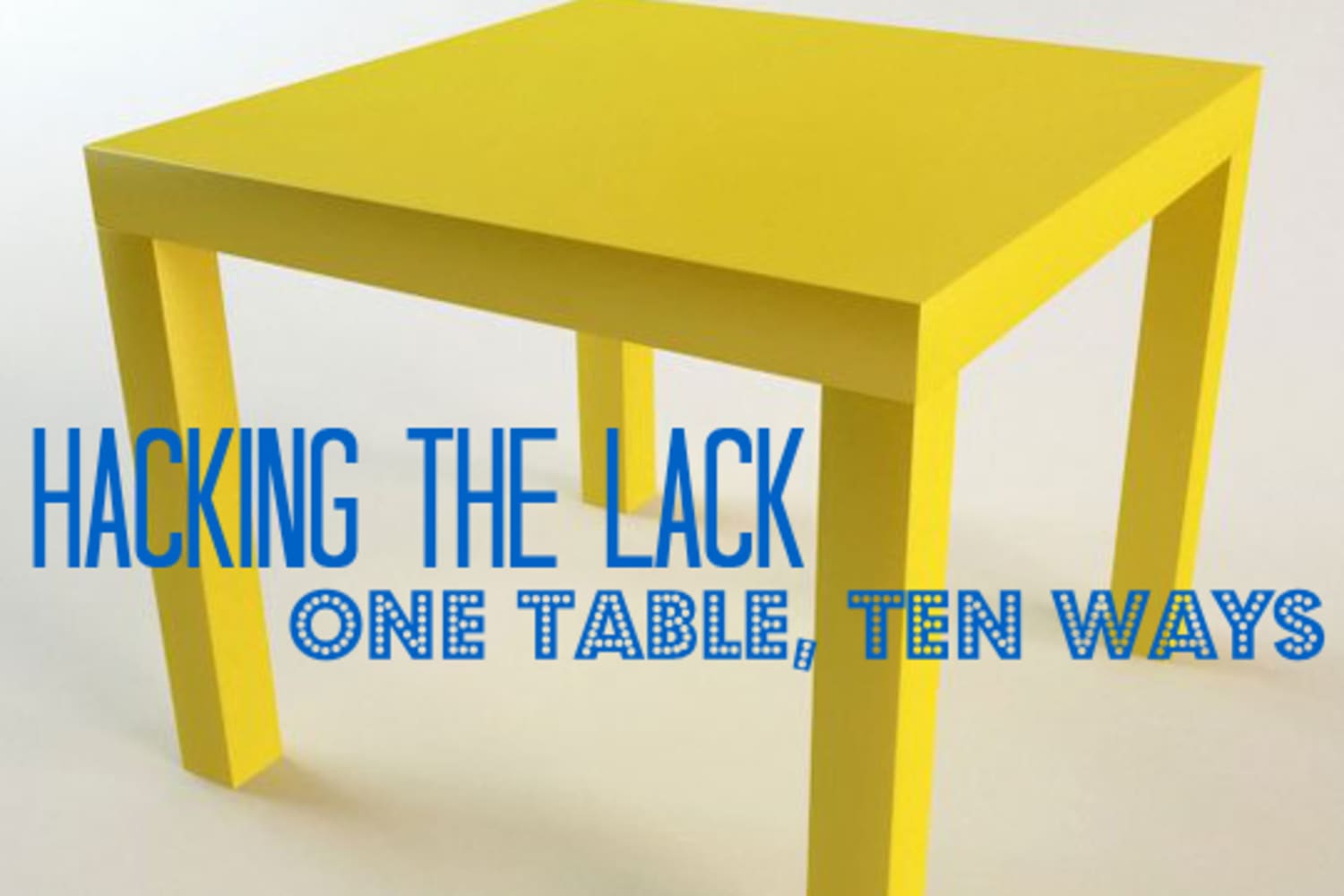 Lack table shop legs