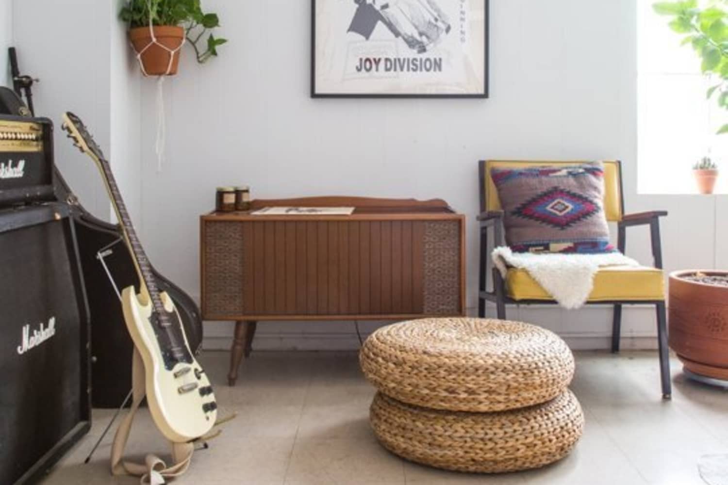 Ikea jute hot sale ottoman