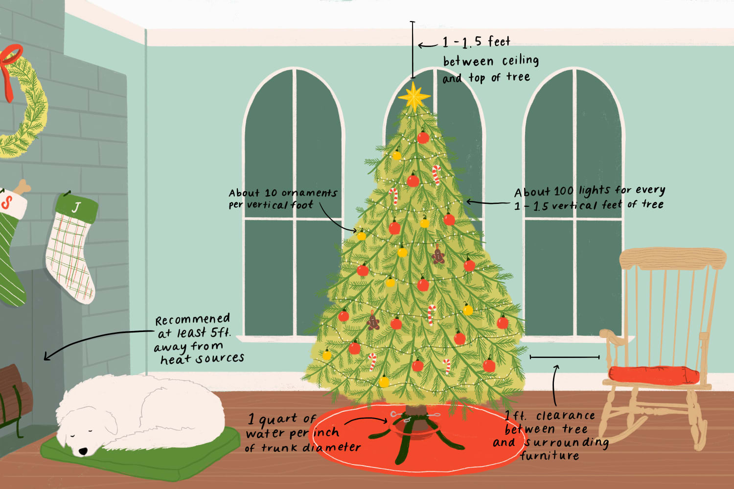 MustKnow Measurements for Buying and Decorating a Christmas Tree