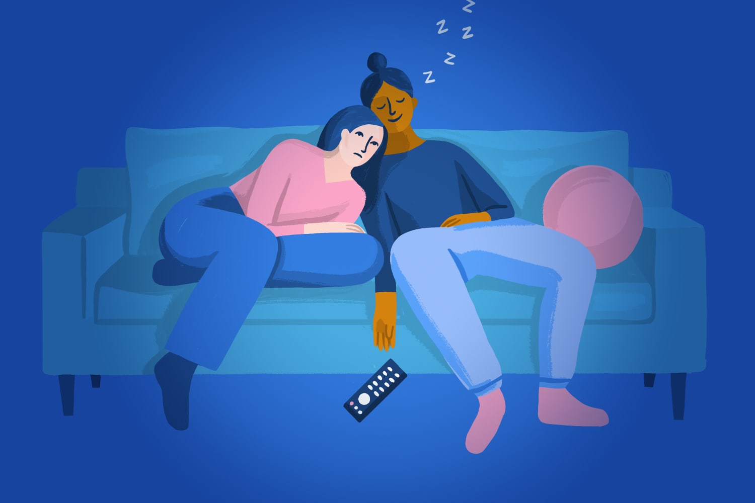 Relationship Advice for Couples Who Fall Asleep Watching TV Apartment