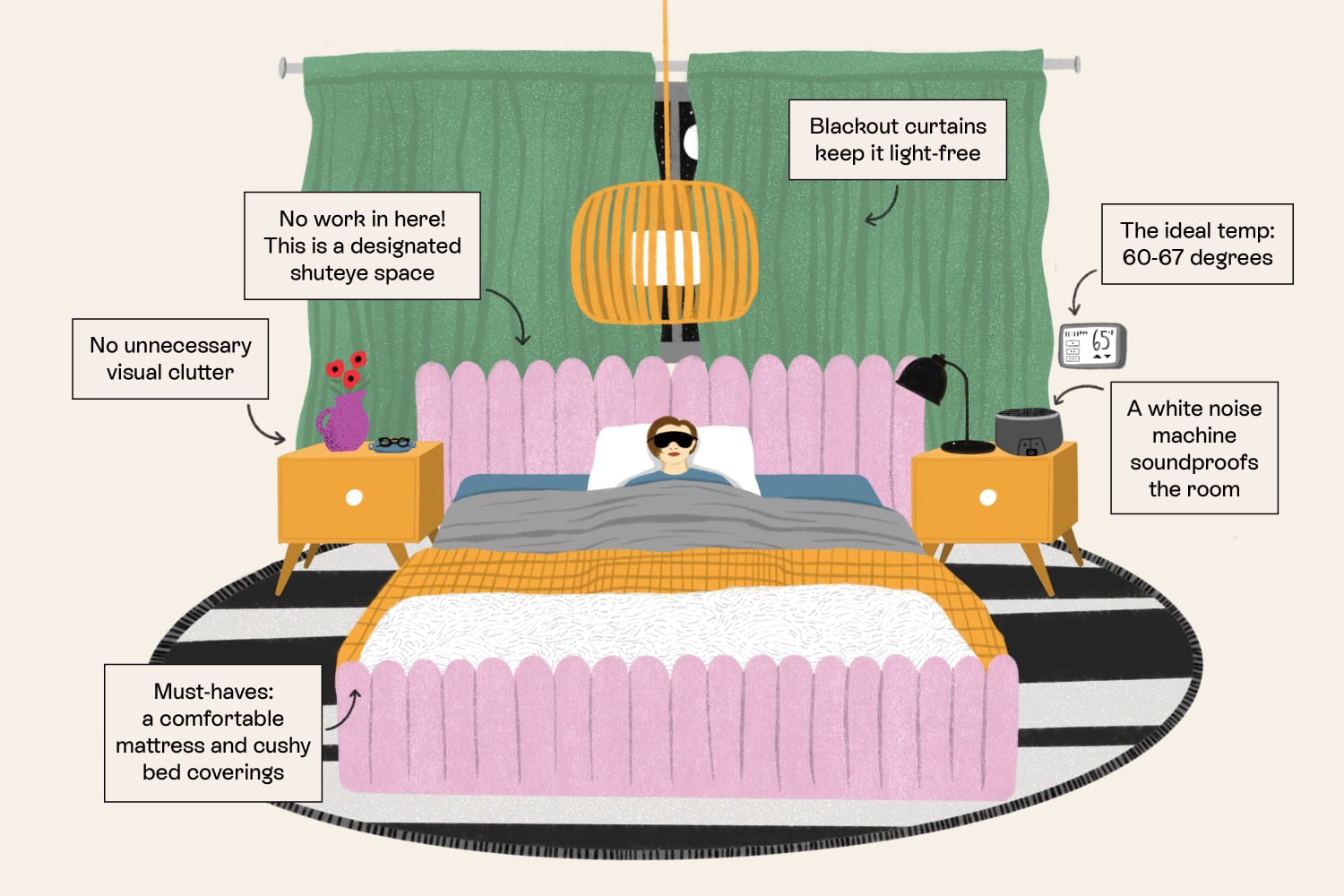How to Decorate Your Bedroom for Better Sleep Apartment Therapy