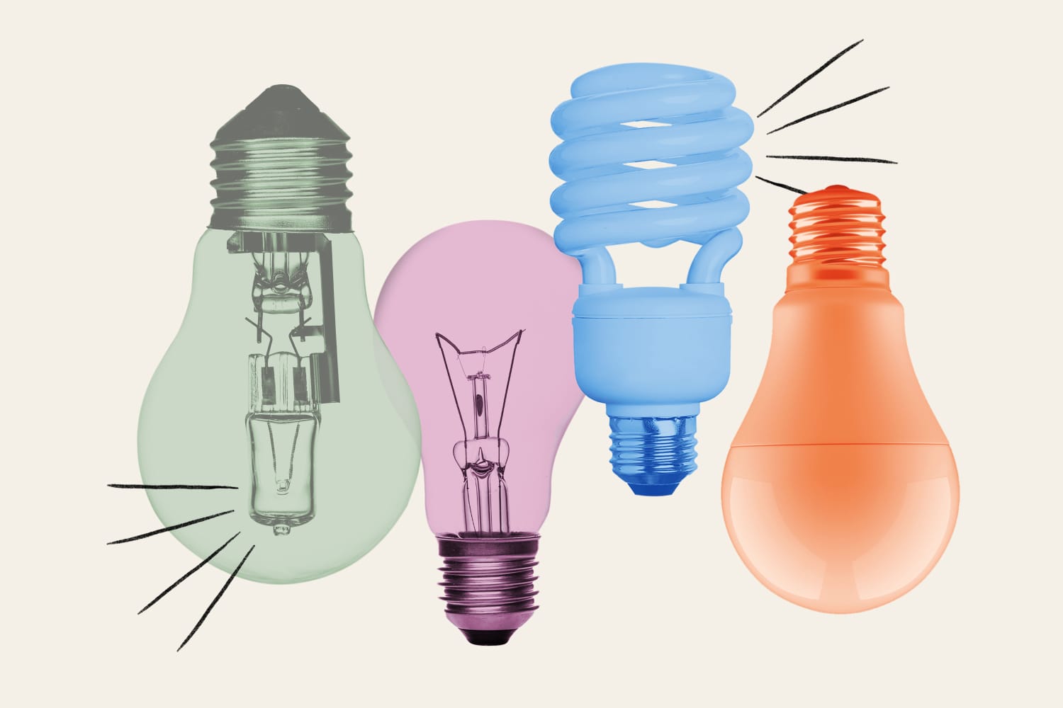 4 Types of Lightbulbs and How to Identify Them