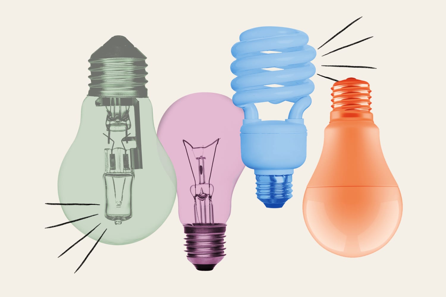 4 Types of Lightbulbs and How to Identify Them Apartment Therapy