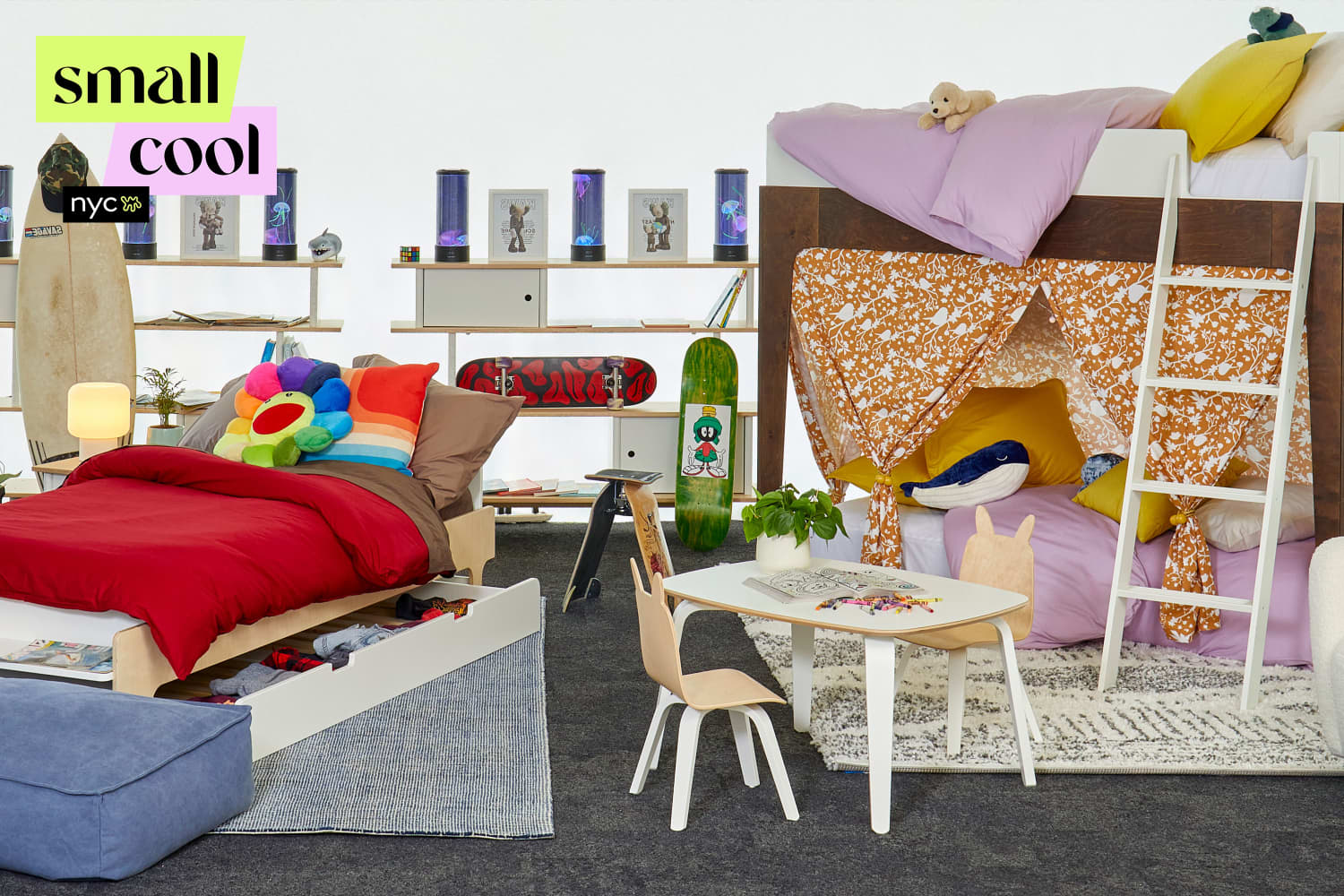 Step Inside Maxwell Ryan's "Room to Grow" Small/Cool Space Apartment