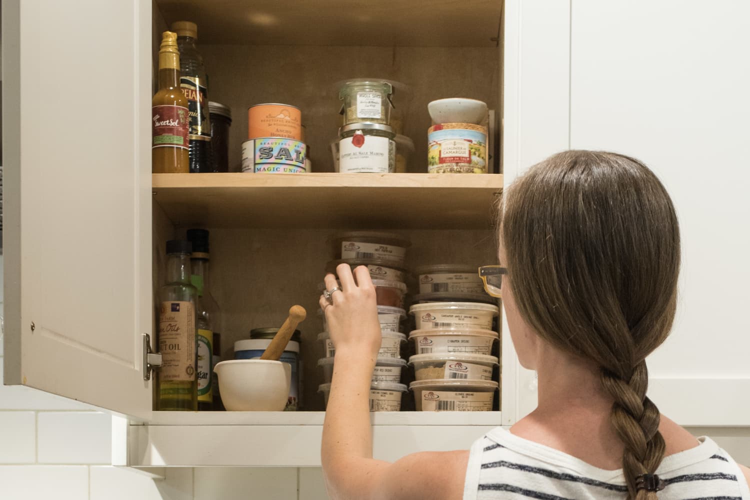 The  Spice Organizer That Created Storage Out of Thin Air in My Tiny Kitchen