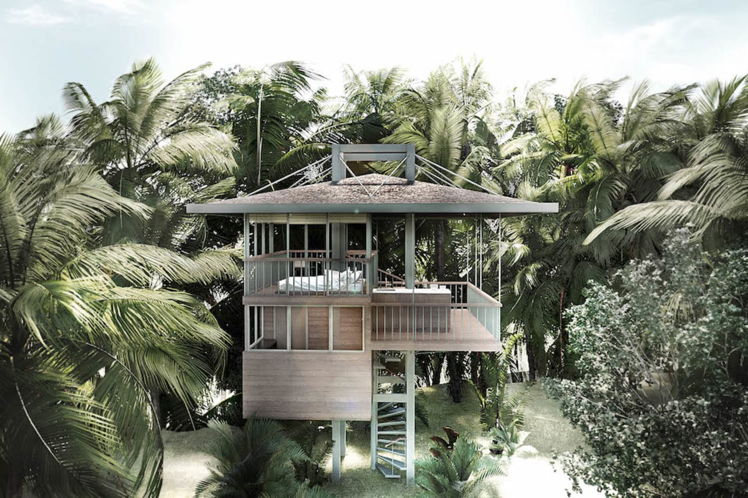 Stilt Studios Develops Prefab Homes Built on Stilts in Bali Apartment