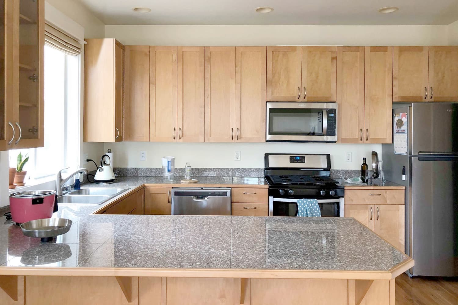 Natural Wood Kitchen Cabinet Inspiration Before and After Photos