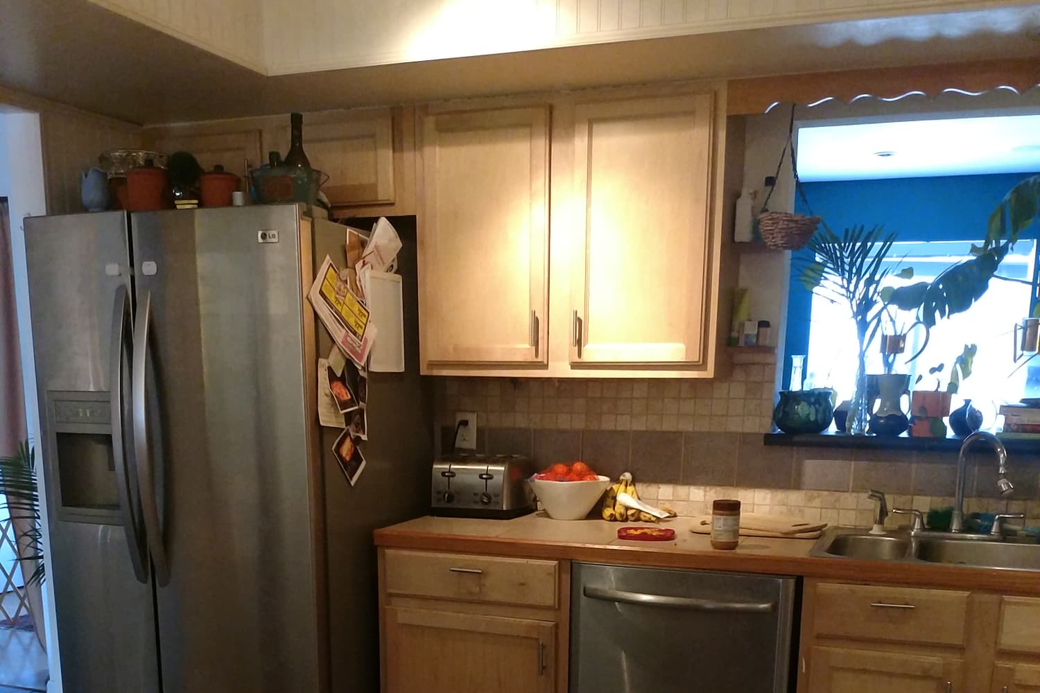 Dated Kitchen Redo - DIY Kitchen Makeover with Painted Cabinets