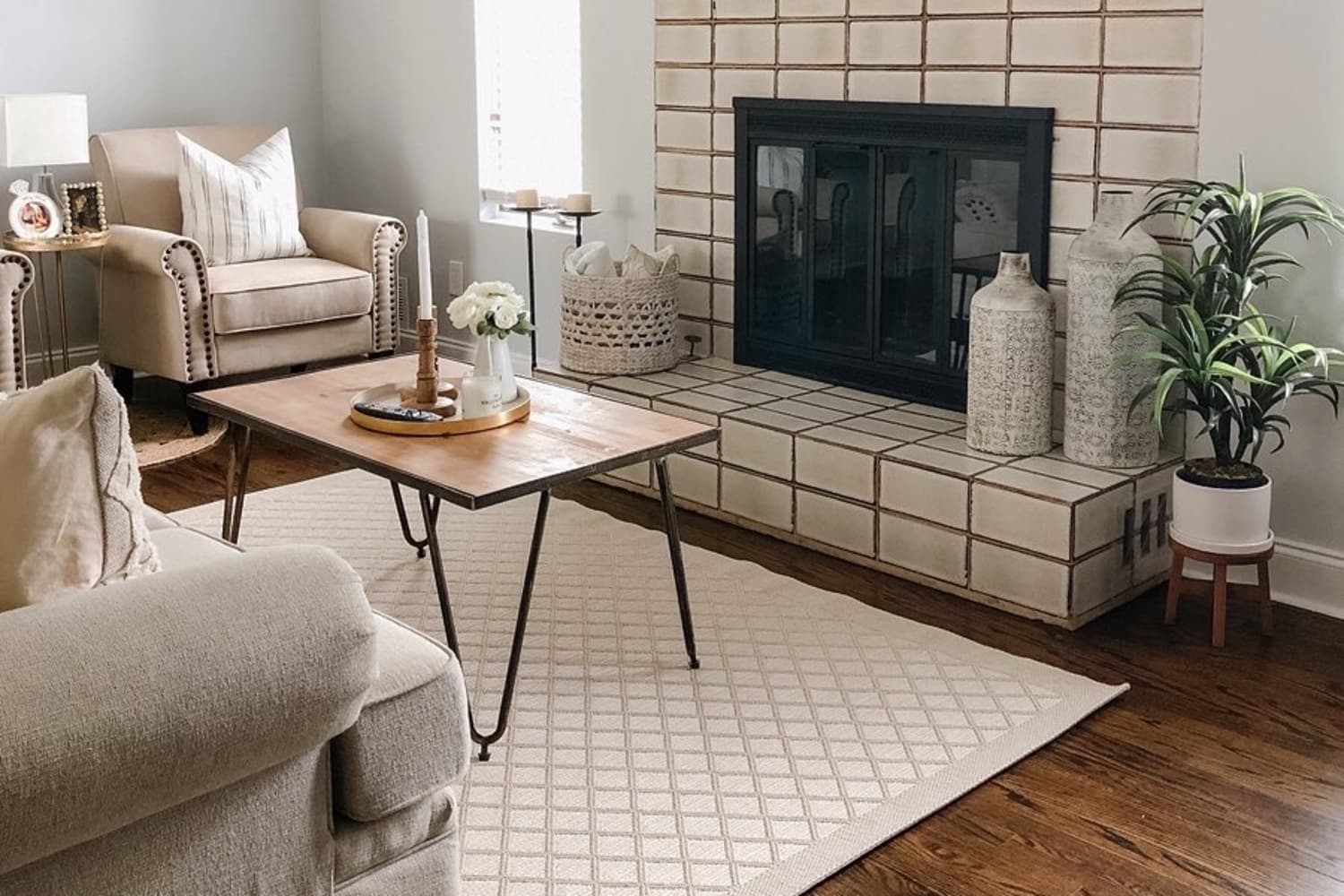 Shiplap Fireplace Redo | Apartment Therapy