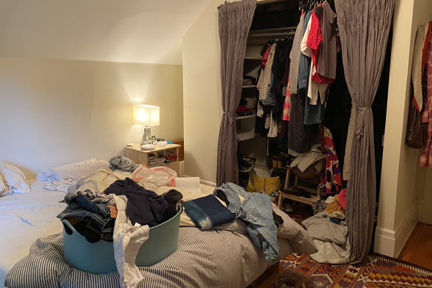 Bedroom Closet Redo Idea - Bedroom Redo with Spacious Closet ...