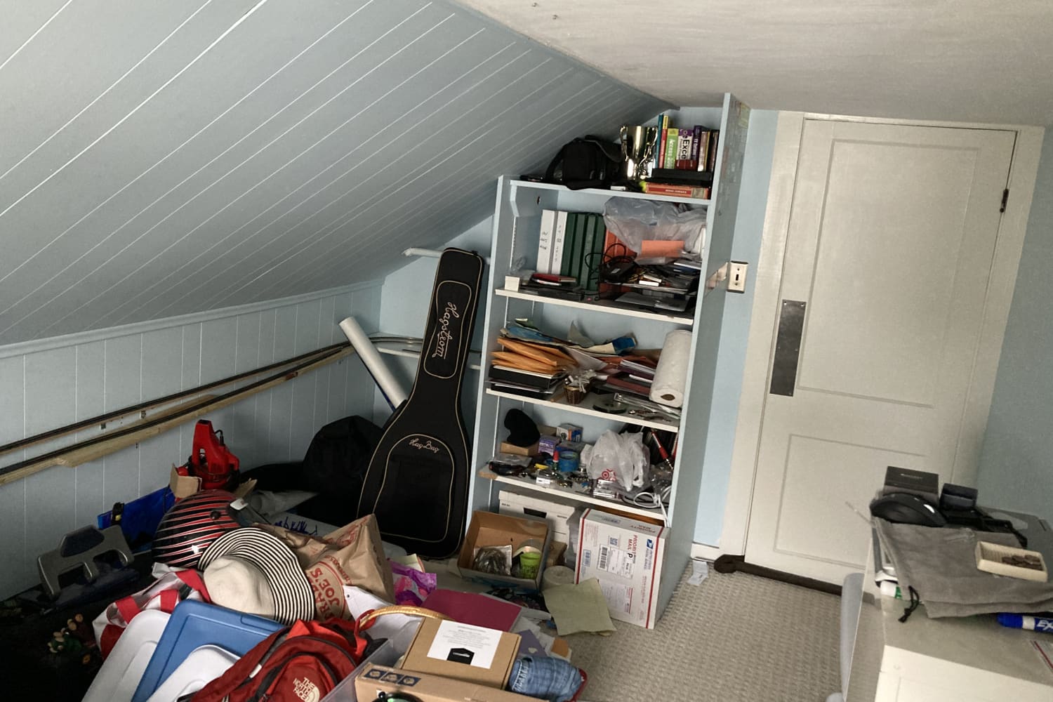 Attic to Home Office Redo - Before and After Home Office | Apartment ...