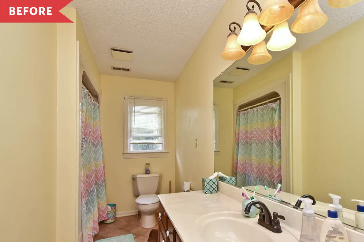 Family Bathroom Redo for 800 Before and After Photos Apartment Therapy