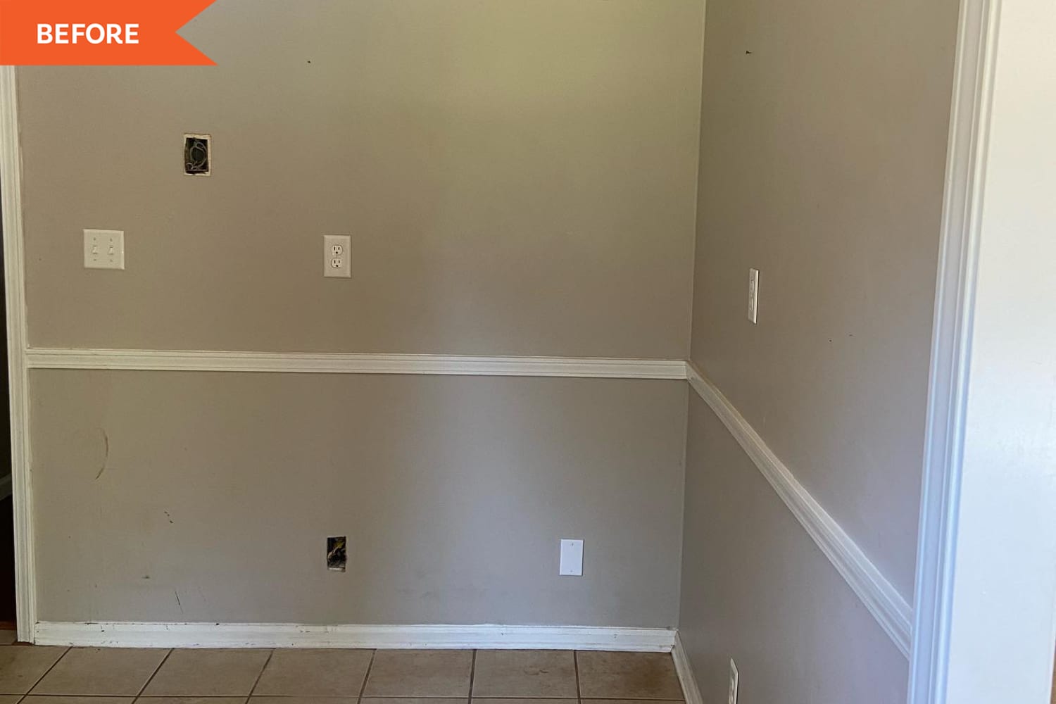 This Empty Kitchen Corner Gets Made into a Stylish Prep Space for ...
