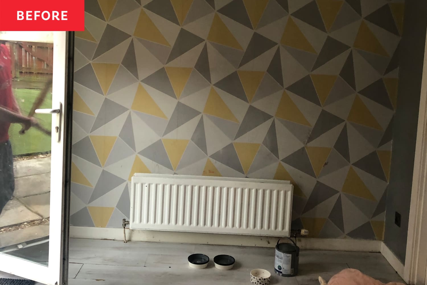 IKEA Hack Mirrored Dining Room Wall Before and After Apartment Therapy