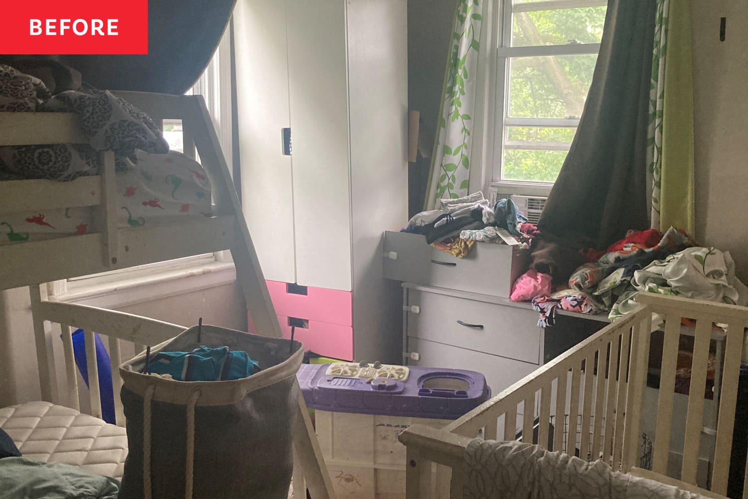 Before and After: A Bland Kid’s Bedroom Gets a Whopping Dose of Color and Personality