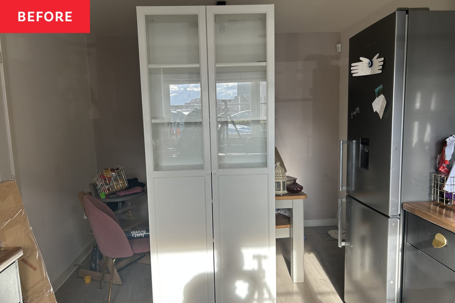 I Turned a Boring Bookcase into Fun & Quirky Kitchen Storage