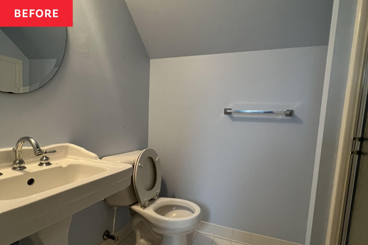 This Builder-Grade Mirror DIY Adds "Bubble" Style to My Bathroom ...