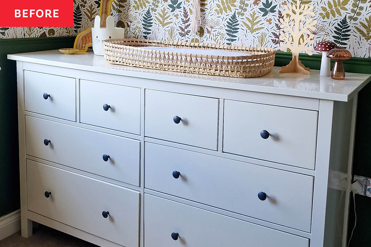 A White IKEA HEMNES Gets an Adorable Woodlands Look for 50 Apartment Therapy