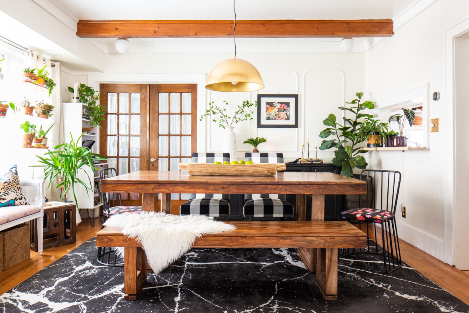 11 Kitchen Tables with Benches for the Roomiest Dining Setup