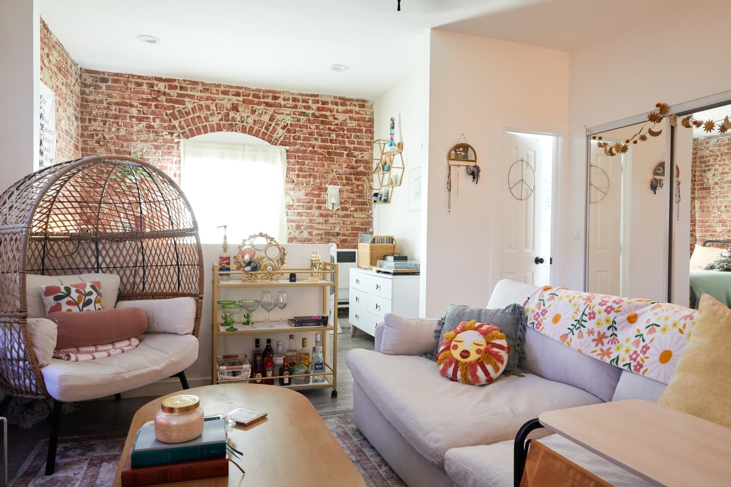 Tour a Cozy Bohemian 450-Square-Foot Studio Apartment | Apartment Therapy