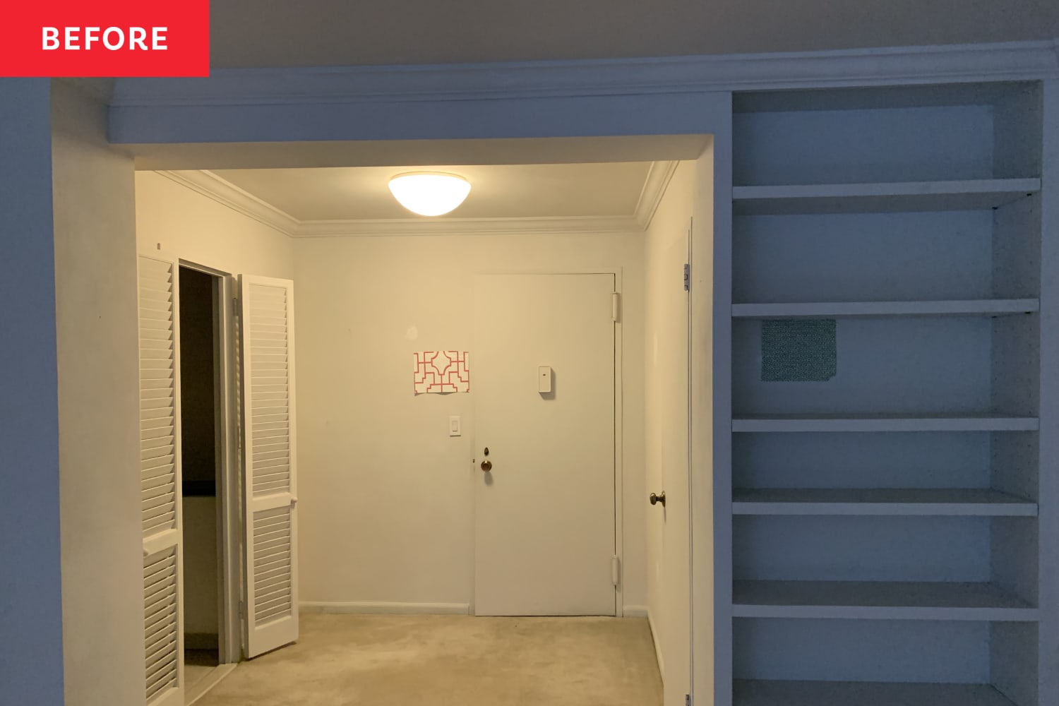 Photo inspiration: Gallery Detail: Before And After Nyc Living Room Makeover With Bright Green