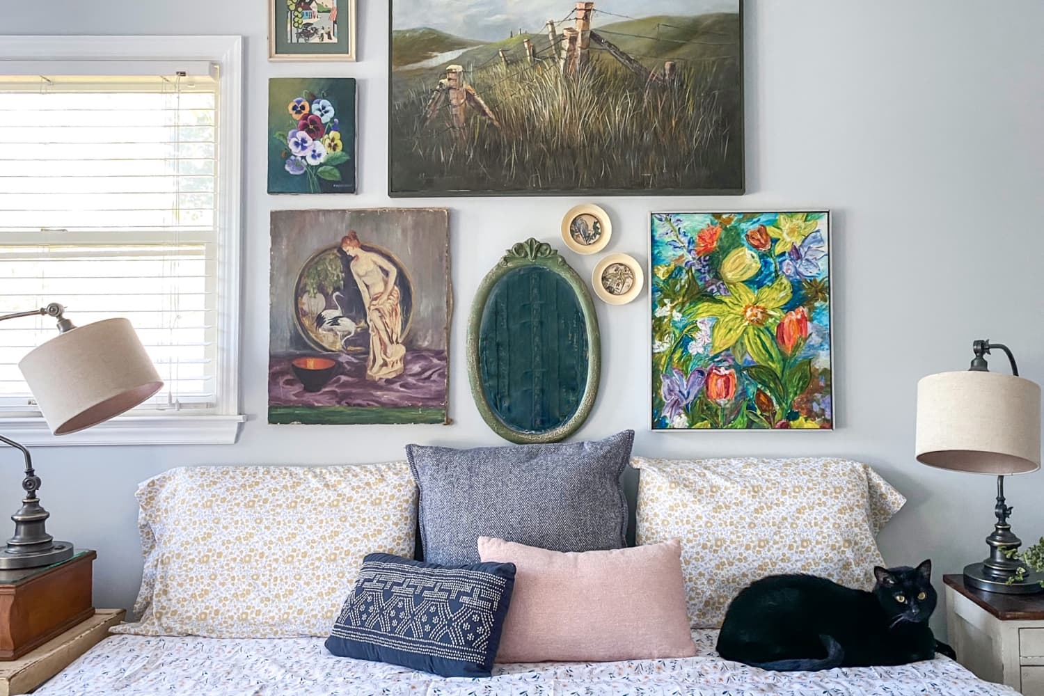 4 Ways I've Decorated My Entire Home with Original Paintings on a