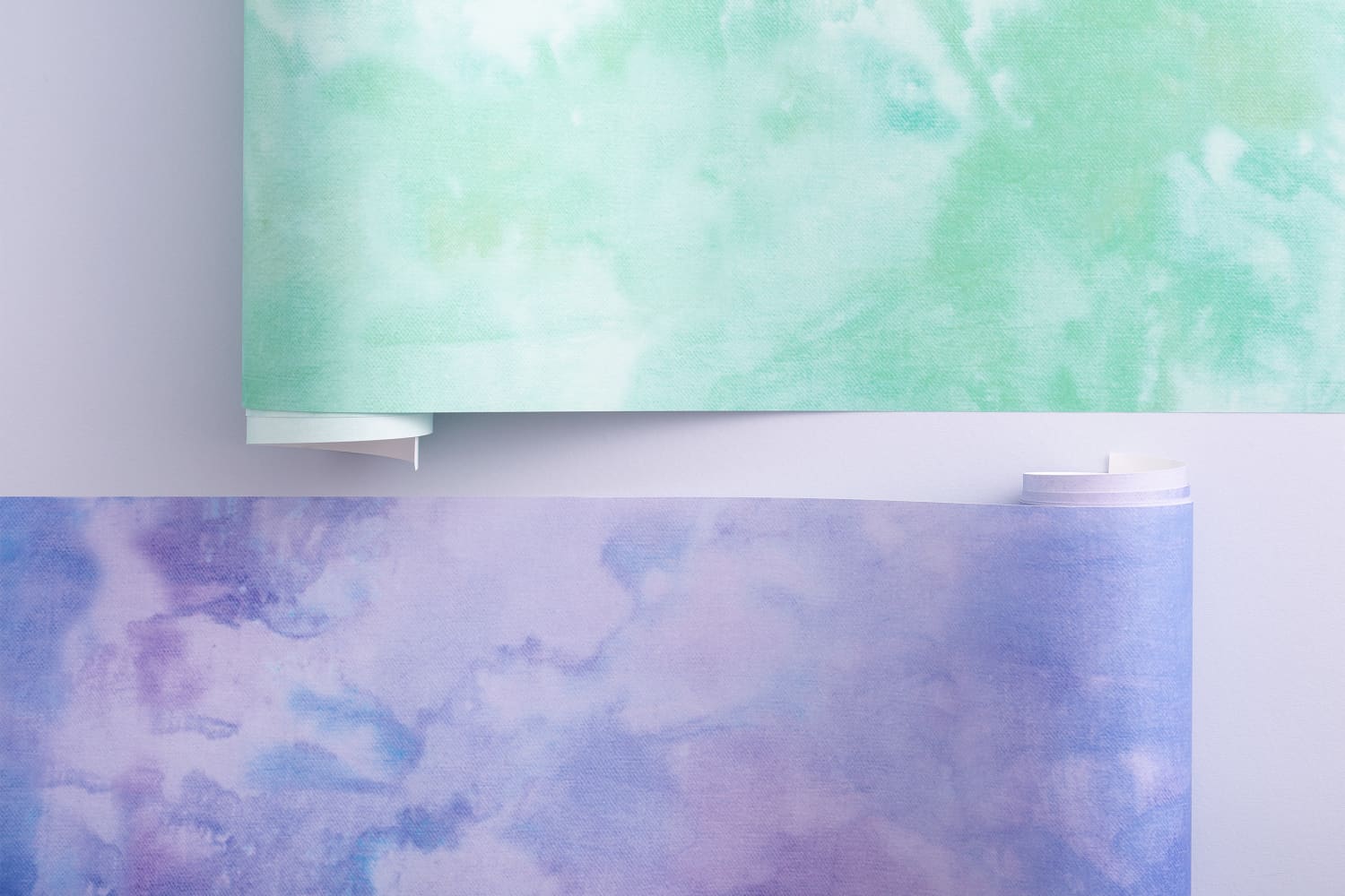 This Tie Dye Removable Wallpaper Is Groovy in the Best Way Apartment